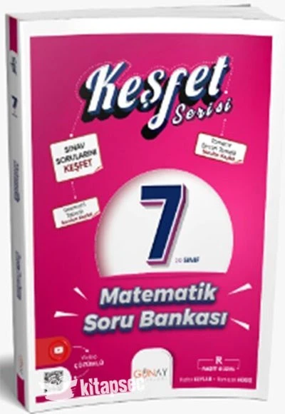 7. Sınıf Keşfet Plus Serisi Matematik Soru Bankası Günay Yayınları