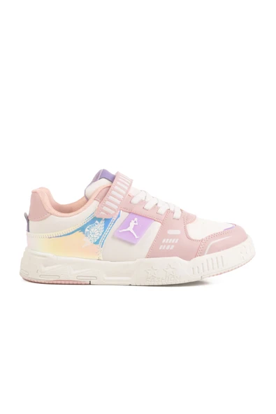 Cool Pudra Cırtlı Unisex Çocuk Spor Ayakkabı King Kısa F