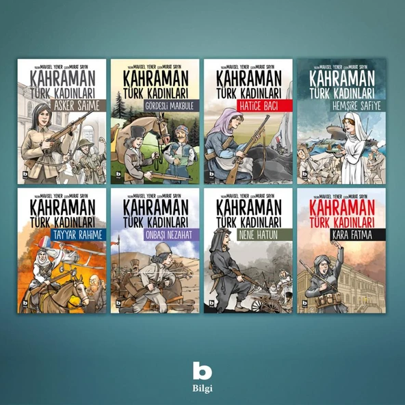 Kahraman Türk Kadınları Serisi (8 kitap takım)