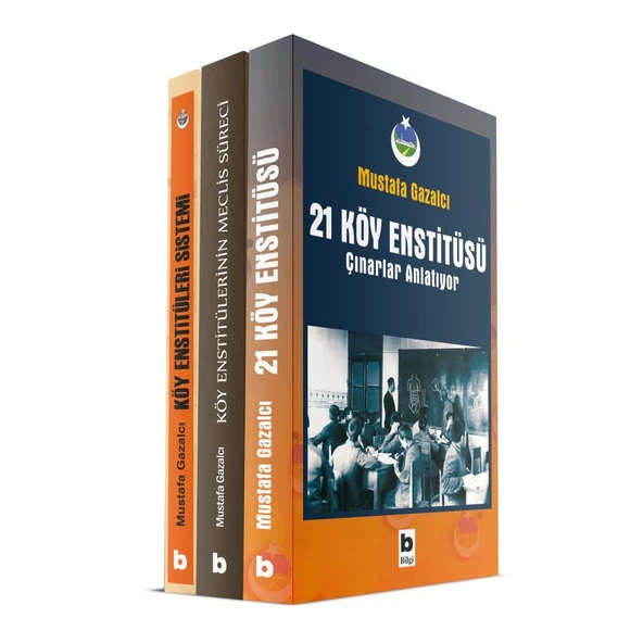 Mustafa Gazalcı Köy Enstitüsü Kitapları Seti (3 Kitap)