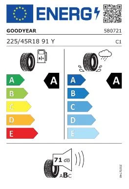 Goodyear 225/45 R18 91Y Eagle F1 Asymmetric 5 AR FP Oto Yaz Lastiği (Üretim:2024) - 2