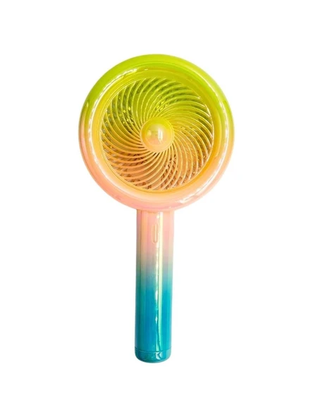 Inovaxis Mini El Fanı Taşınabilir Serinletici Işıklı Şarjlı Vantilatör 3 Kademeli Hız Ayarı - 5