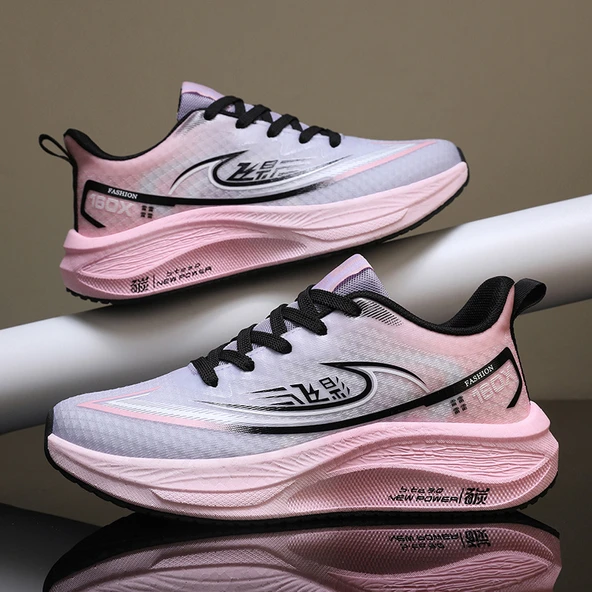 Unisex Spor Ayakkabı (Pembe - Mor)