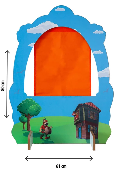 HACİVAT KARAGÖZ MASAÜSTÜ KUKLA SAHNESİ - 3