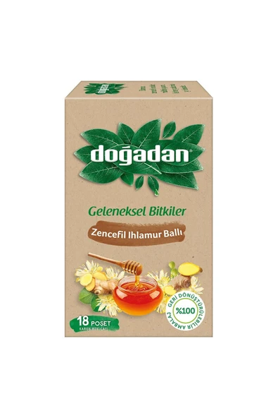 Doğadan Zencefil-ıhlamur-ballı Çay 18'li