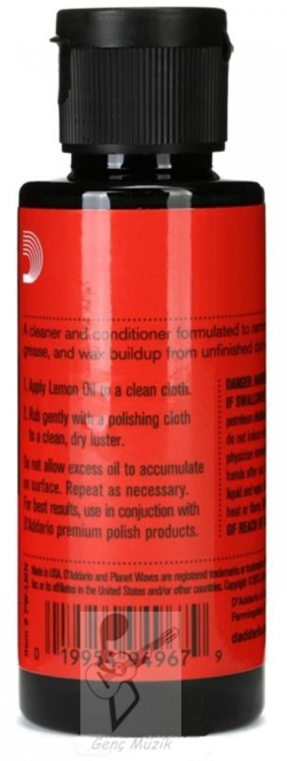 PLANETWAVES PWLMN LİMON YAĞI-LEMON OIL TEMİZLEYİCİ  ABD PLANET WAVES, PWLMN, Lemon Oil Cleaner &amp Conditioner
 
  - 2