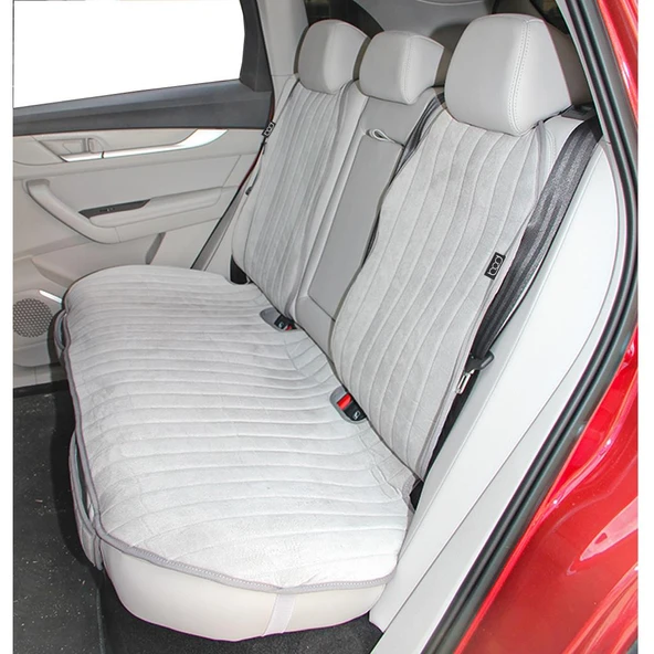 Bod Togg T10X Tay Tüyü Cepli Oto Koltuk Koruyucu Kılıf İyon Serisi Gri - 5