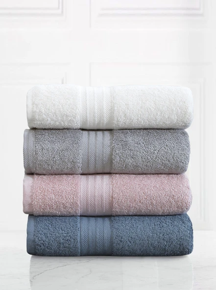 4lü Havlu Seti Mabel Puin 50x85cm - Resim 4