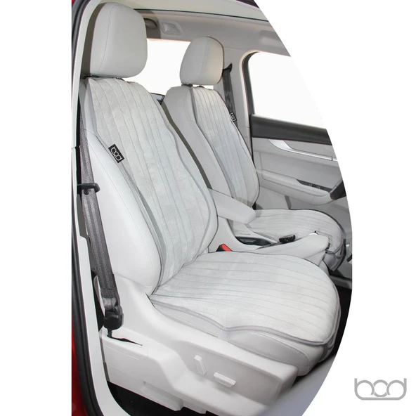 Bod Togg T10X Tay Tüyü Cepli Oto Koltuk Koruyucu Kılıf İyon Serisi Gri - 2