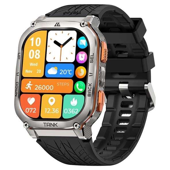 Kospet Tank M3 Ultra GPS Akıllı Saat (KVK Garantili) Gri