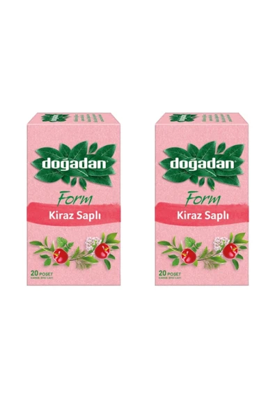 Doğadan Form Kiraz Saplı Bitki Çayı 20'li X 2 Adet