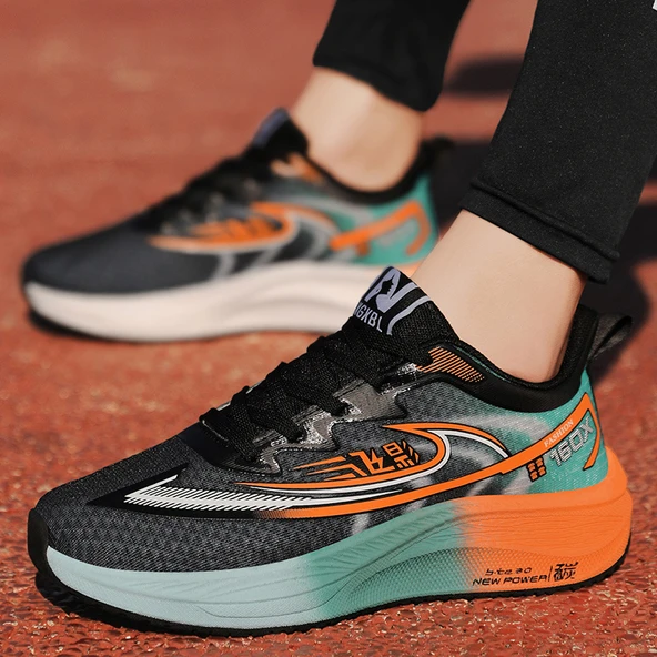 Unisex Spor Ayakkabı (Pembe - Mor) - 6