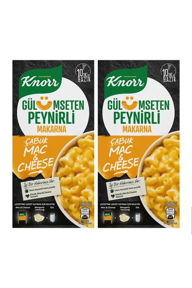 Knorr Çabuk Makarna Mac And Cheese Peynirli 212 gr 2 Adet - 2