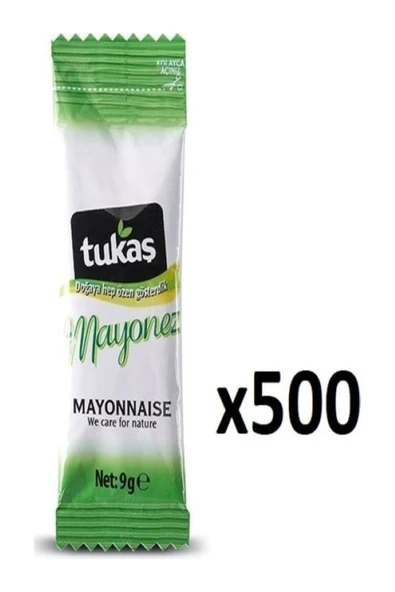 Tukaş Mayonez Mayonez Pp 500 X 9 G
