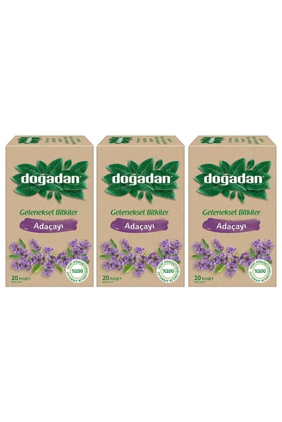 Doğadan Adaçayı 20 Adet X3 - 2