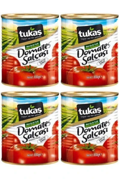 Tukaş Salça 830 gr  4 Adet - 1