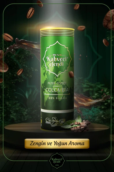 kahveciefendi Colombia Filtre Kahve Premium Kutu 150 gr