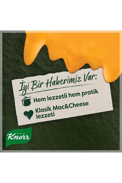 Knorr Çabuk Makarna Mac And Cheese Peynirli 212 gr 2 Adet - 5
