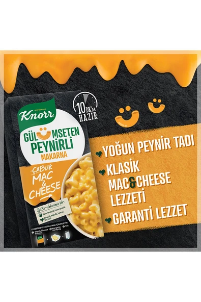 Knorr Çabuk Makarna Mac And Cheese Peynirli 212 gr 2 Adet - 4