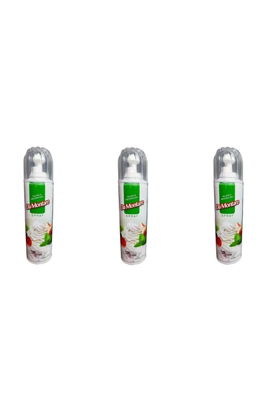Da Montare Sprey Krem Şanti 250 G x 3 Adet