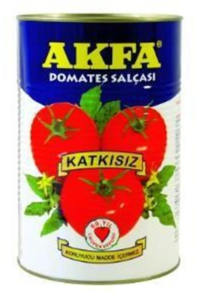Akfa Domates Salçası Katkısız Teneke 2 Adet X 4300 Gram - 2