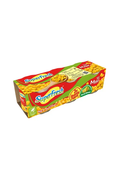 SuperFresh Mısır (3 x 220 g) x6 Adet