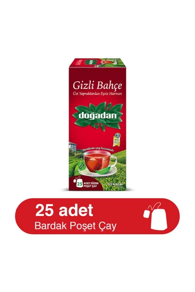 Doğadan Gizli Bahçe Bardak Poşet Çay 25'li