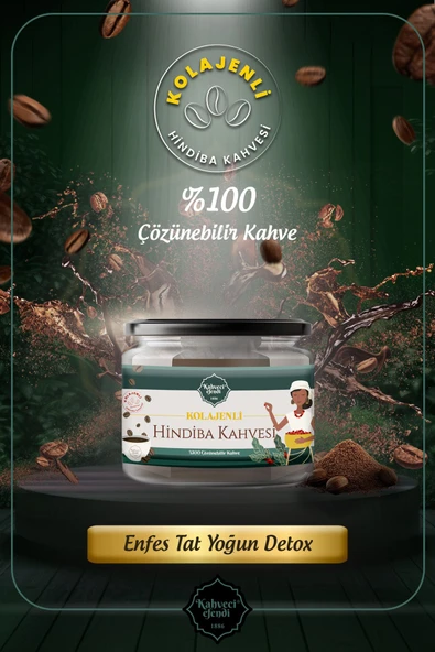 kahveciefendi Hindiba %20 Kolajenli %100 Çözünebilir Kahve 120 G