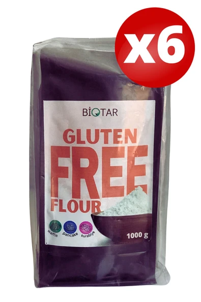 BİOTAR GLÜTENSİZ UN 1 KG x 6 ( GLUTEN FREE FLOUR )