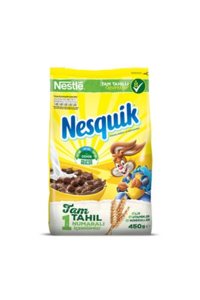 Nestle Nesquik Kakaolu Buğday Ve Mısır Gevreği 450 G