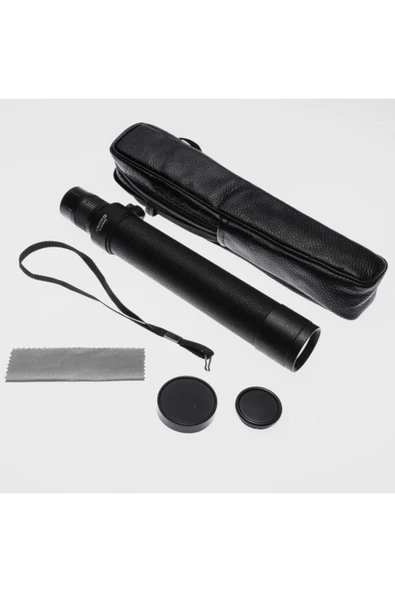 VANCKEY 8-24x40 Tek Gözlü Korsan Dürbün - Süper Zoomlu - Deri Çantalı