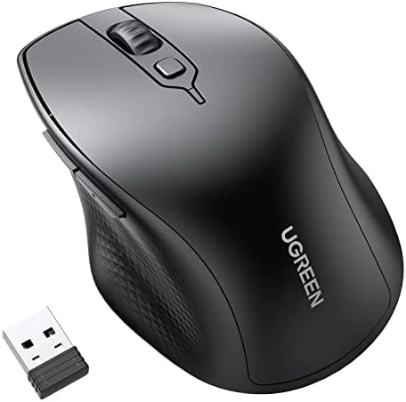 Ugreen Ergonomik Sessiz Çift Modlu Bluetooth ve Wireless Kablosuz Mouse