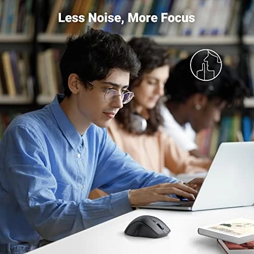 Ugreen Ergonomik Sessiz Çift Modlu Bluetooth ve Wireless Kablosuz Mouse - 6