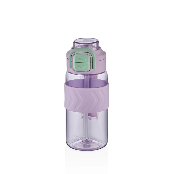 Shotay ST-7234 600ml Mor Pipetli Tritan Matara