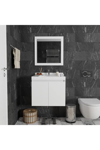 ROZBO MOBİLYA Helia 60 cm Banyo Dolabı