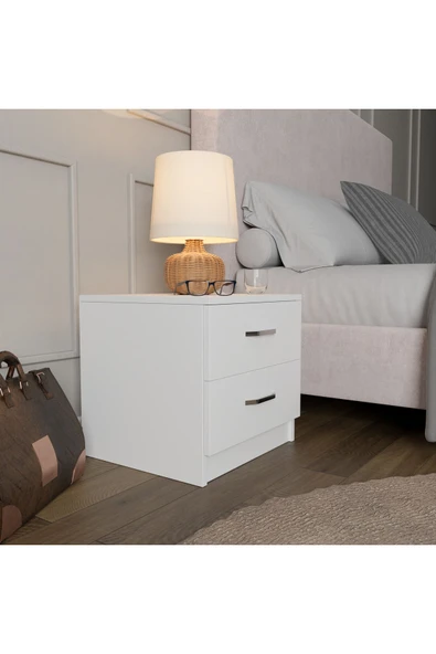 ROZBO MOBİLYA 2 Çekmeceli Modern Komodin - 8