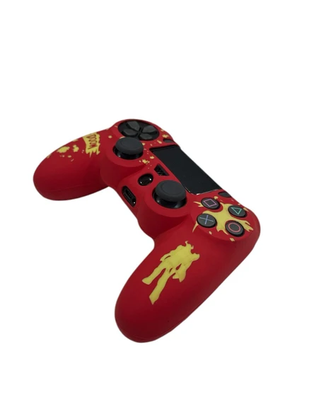 PS4 DualShock Joystick Koruyucu Doom Desenli Silikon Kılıf - 3