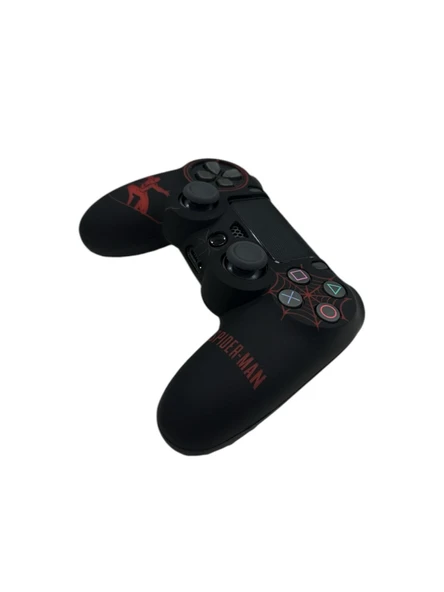 PS4 DualShock Joystick Koruyucu Örümcek Desenli Silikon Kılıf - 3
