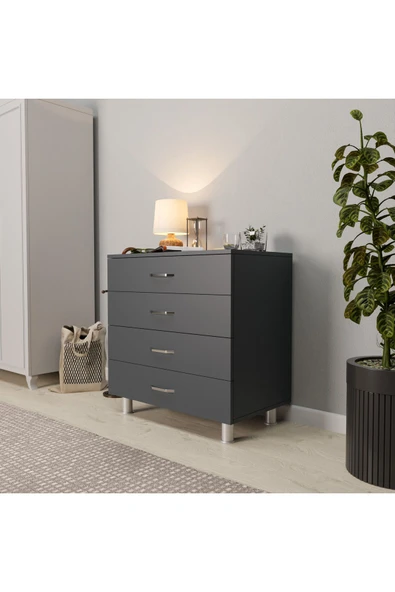 ROZBO MOBİLYA Modern 4 Çekmeceli Şifonyer - 7
