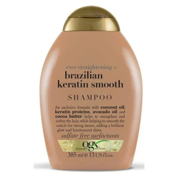 OGX Brazilian Keratin Smooth Shampoo 385 ml