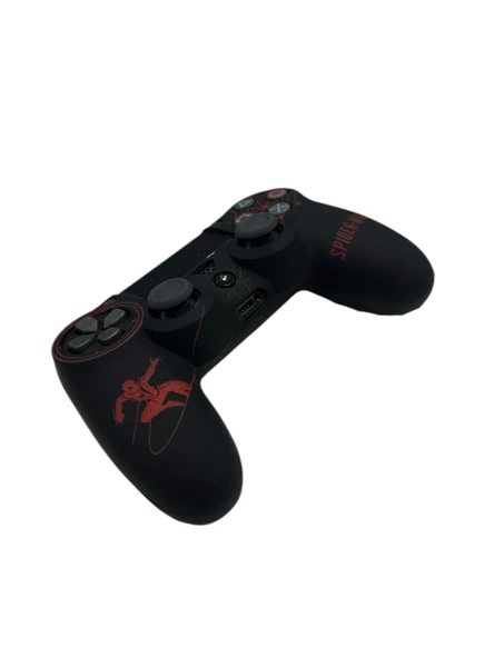 PS4 DualShock Joystick Koruyucu Örümcek Desenli Silikon Kılıf - 2