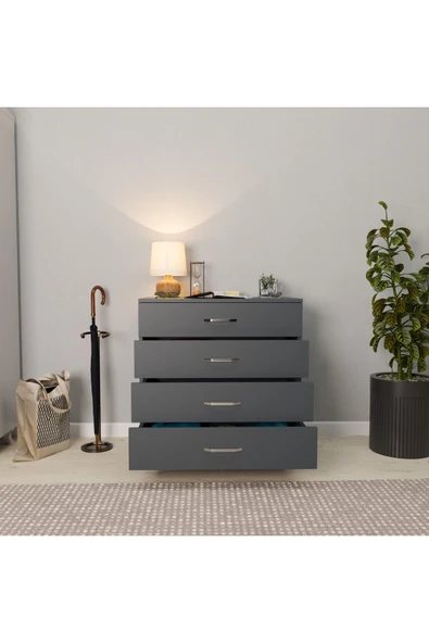 ROZBO MOBİLYA Modern 4 Çekmeceli Şifonyer - 2
