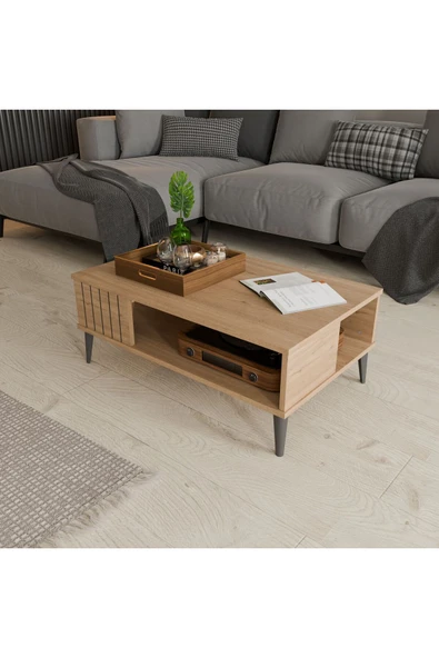 ROZBO MOBİLYA MODERN ORTA SEHPA-90 x 56 - 4