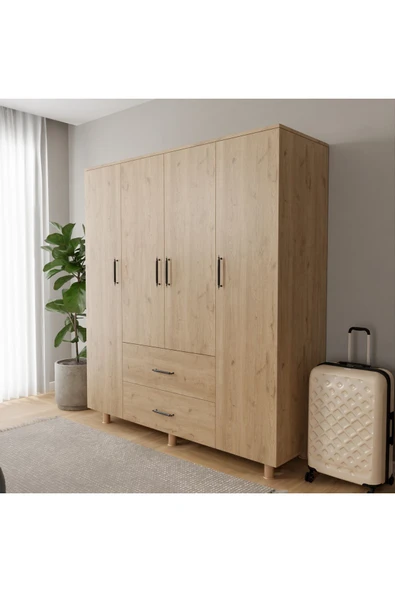 ROZBO MOBİLYA Dört Kapaklı Giyinme Dolabı - 3