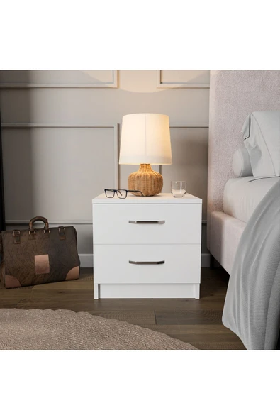 ROZBO MOBİLYA 2 Çekmeceli Modern Komodin - 6
