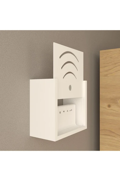 ROZBO MOBİLYA 15x25x30 Modern Wi-Fi Modem Saklama Kutusu - 2