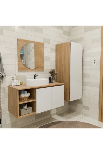 ROZBO MOBİLYA Rona 100 cm Banyo Dolabı - 2