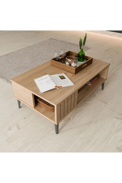 ROZBO MOBİLYA MODERN ORTA SEHPA-90 x 56