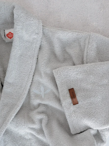 Cotton box Tek Bornoz Wellness Stone s/m Gri - 2