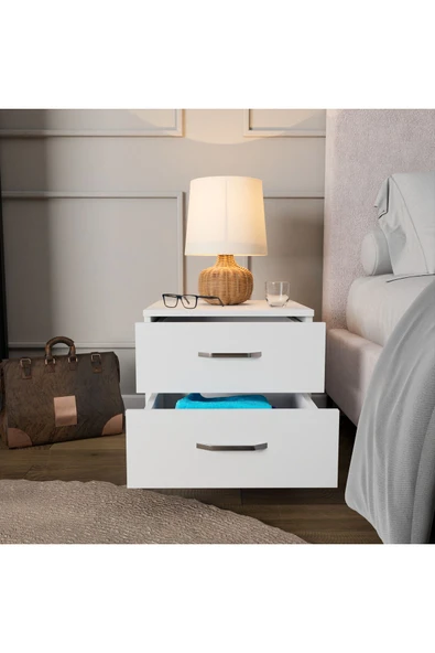ROZBO MOBİLYA 2 Çekmeceli Modern Komodin - 2